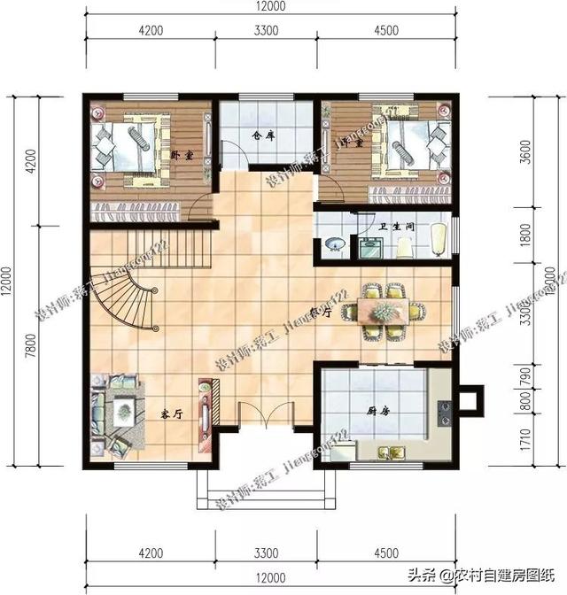 10款帶煙囪的農村別墅設計圖，讓你感受山村生活的美妙