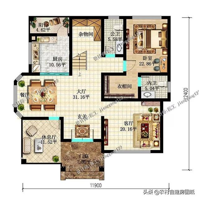 10款帶煙囪的農村別墅設計圖，讓你感受山村生活的美妙