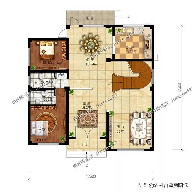 10款帶煙囪的農村別墅設計圖，讓你感受山村生活的美妙
