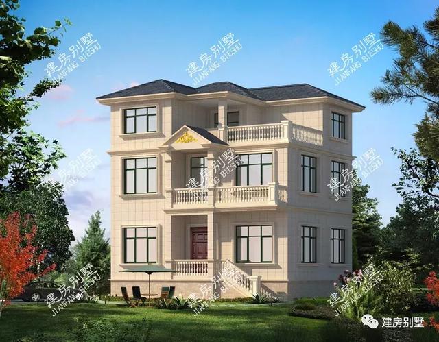 兩棟自建房設(shè)計圖，簡約別墅，外觀美、布局好