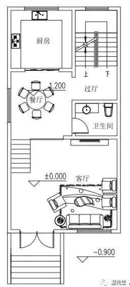 四層歐式自建別墅設(shè)計(jì)圖，6室4廳3衛(wèi)1廚1儲物間，臥室基本都是大面積的落地窗，不僅能達(dá)到好的采光效果，住起來也提升了舒適