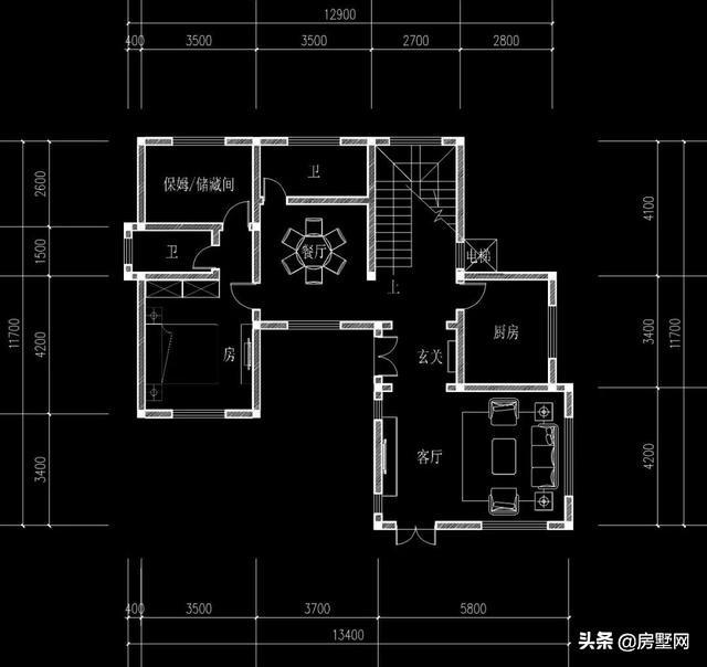 二層新中式別墅設(shè)計圖，滿足你的中式情懷。今天給大家?guī)淼恼且惶缀喖s的兩層新中式別墅設(shè)計案例。
