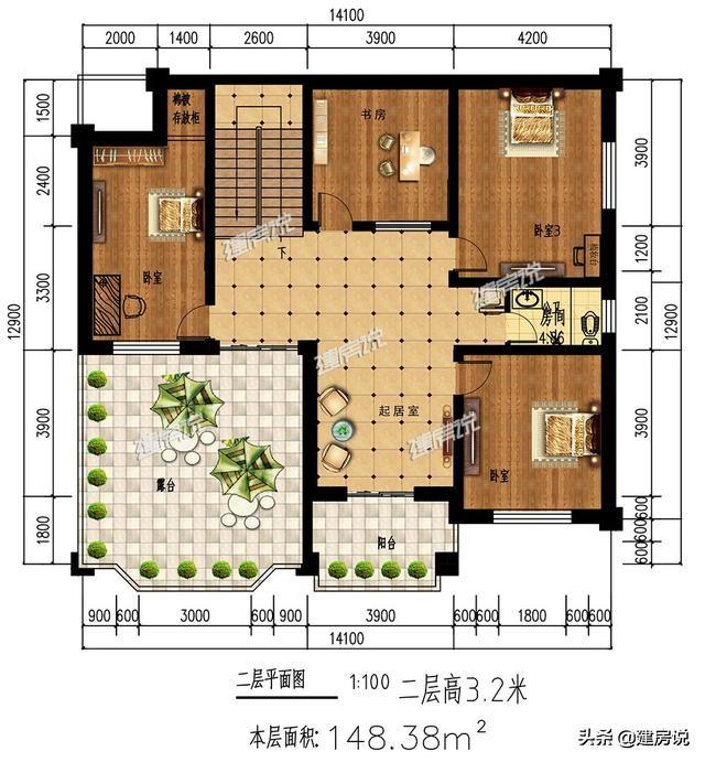 分享4款帶堂屋與車庫的別墅圖紙，這才是最適合農(nóng)村的好戶型