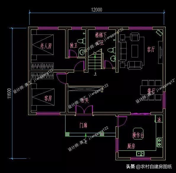 3款農(nóng)村別墅設(shè)計圖，都帶有柴火灶的設(shè)計，二款二層經(jīng)濟(jì)實用型，一款三層時尚大氣型。二層和三層怎么選，建幾層最劃算？