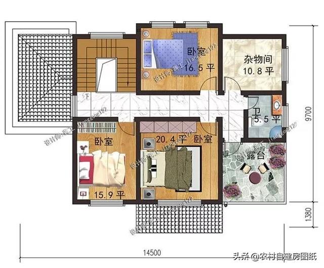 3款農(nóng)村別墅設(shè)計圖，都帶有柴火灶的設(shè)計，二款二層經(jīng)濟(jì)實用型，一款三層時尚大氣型。二層和三層怎么選，建幾層最劃算？