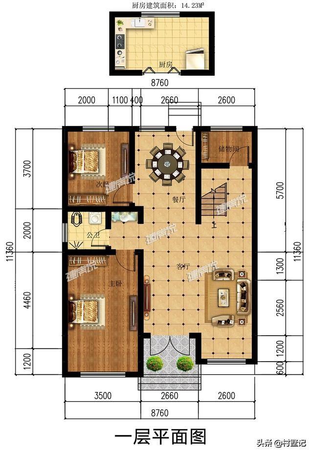5套二層小別墅設(shè)計(jì)圖，造價(jià)20萬左右，看完收藏了！