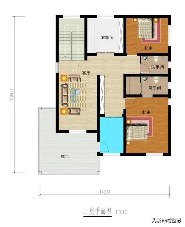 5套二層小別墅設(shè)計(jì)圖，造價(jià)20萬左右，看完收藏了！