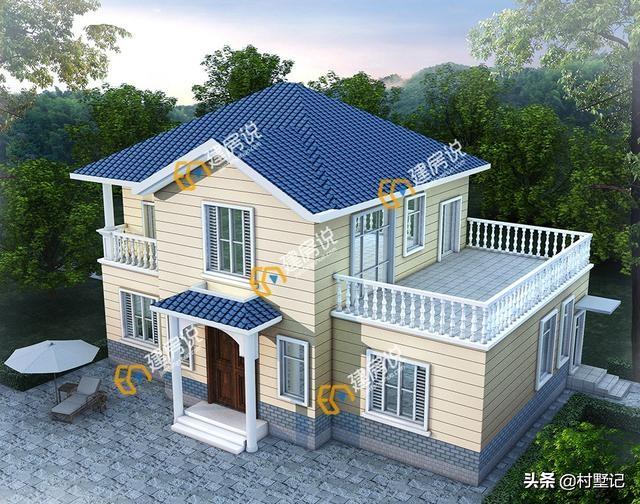 5套二層小別墅設(shè)計(jì)圖，造價(jià)20萬左右，看完收藏了！