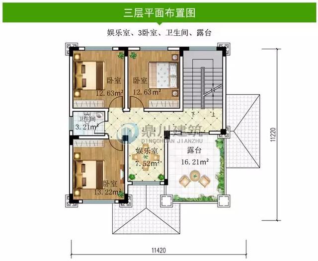 8款復(fù)式農(nóng)村別墅設(shè)計(jì)圖，開(kāi)間是農(nóng)村最常見(jiàn)的12米面寬，看了肯定喜歡！