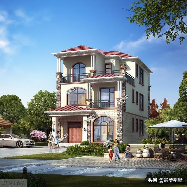 精選2款歐式別墅設(shè)計(jì)圖，造價(jià)不超40萬的，豪宅范實(shí)足的別墅