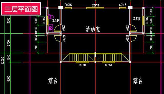 農(nóng)村二層半自建別墅施工圖水電圖，18x12米，戶型美觀，造價經(jīng)濟