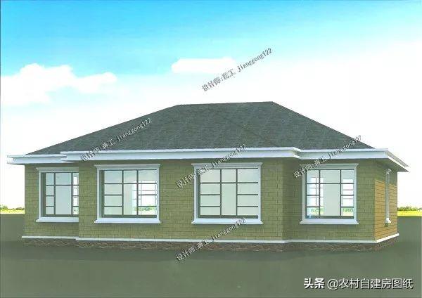 一層也可以建雙拼房設(shè)計圖，兩戶三十萬四間房，婆媳沒矛盾，獨立出入，確保小家庭的獨立和隱私，又有大家庭的熱鬧和親熱。