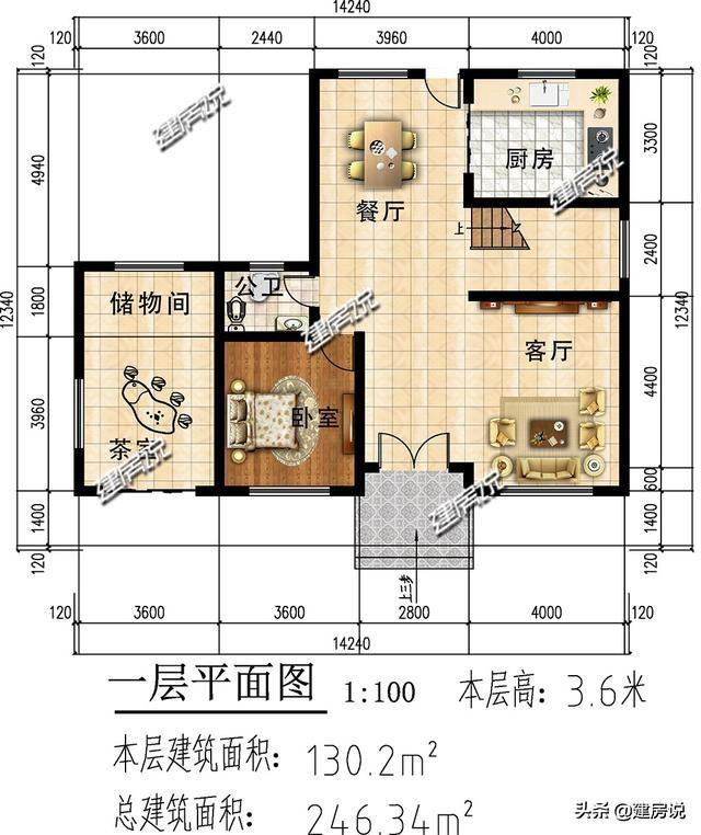 5套很贊的農(nóng)村別墅設(shè)計圖，最低18萬建，圖紙收藏準(zhǔn)沒錯