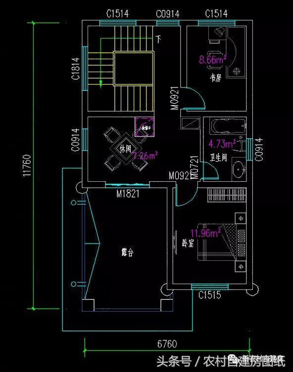 5款農(nóng)村自建房設(shè)計圖，小別墅很簡單，施工容易，造價便宜。