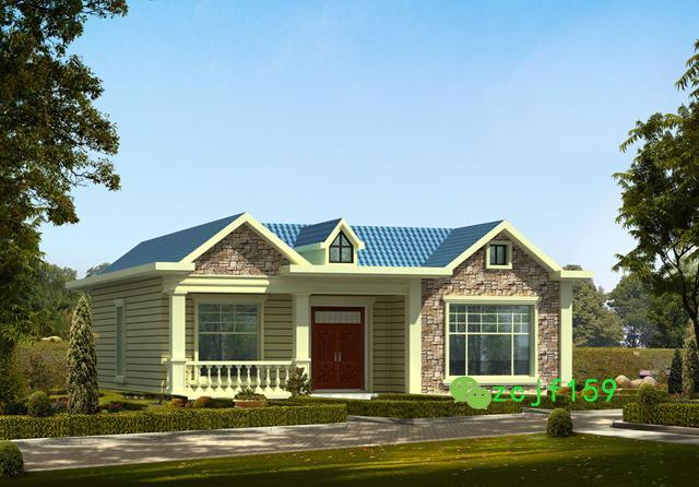 一層別墅造價(jià)只要18萬，外觀大氣，布局實(shí)用，建出來同樣氣派有面子！