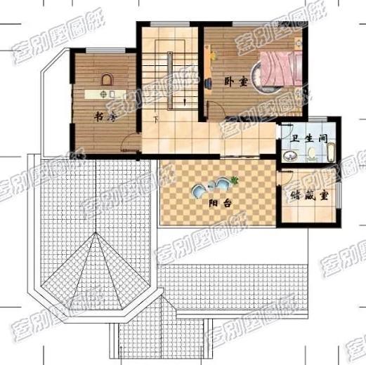 13×13米三層農(nóng)村自建房全套設(shè)計圖，漂亮采光，休閑舒適