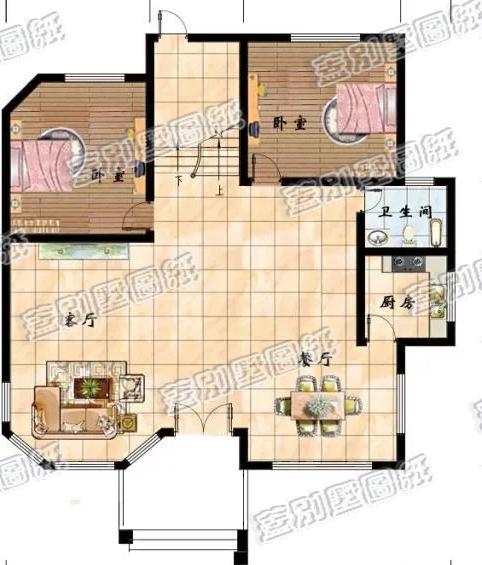 13×13米三層農(nóng)村自建房全套設(shè)計圖，漂亮采光，休閑舒適