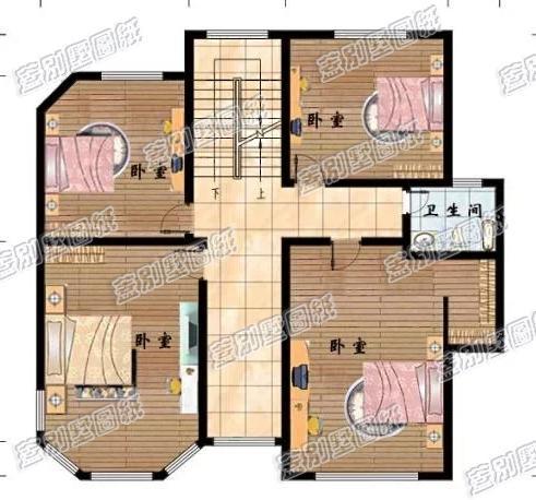 13×13米三層農(nóng)村自建房全套設(shè)計圖，漂亮采光，休閑舒適