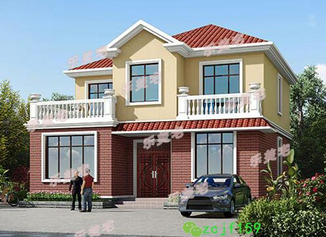 5棟農(nóng)村簡約二層自建別墅設(shè)計(jì)圖，帶給你溫馨的家園，未來的農(nóng)村適合養(yǎng)老。