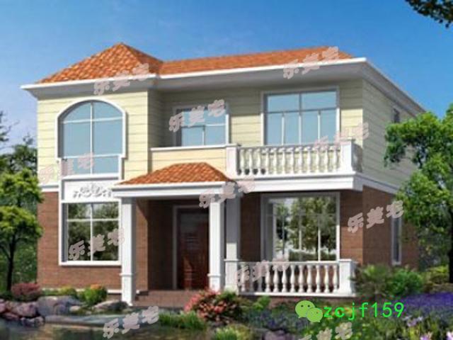 5棟農(nóng)村簡約二層自建別墅設(shè)計(jì)圖，帶給你溫馨的家園，未來的農(nóng)村適合養(yǎng)老。