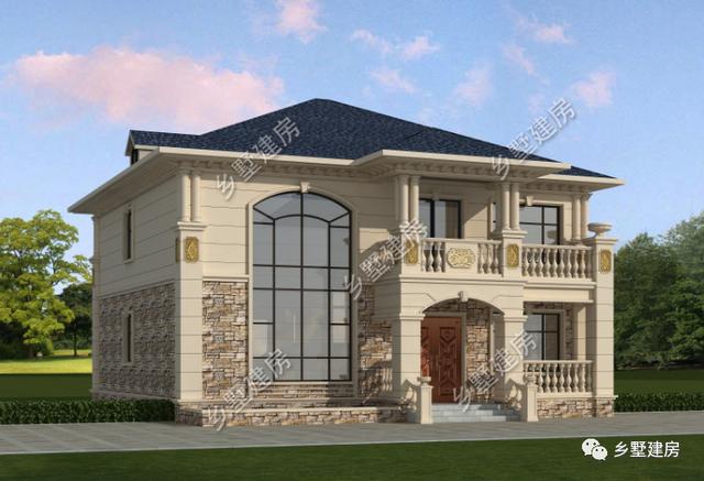 兩層簡歐風別墅設計圖，不僅僅只是實用，美觀度也很高