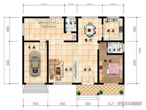 兩款進(jìn)深9米的鄉(xiāng)村自建房設(shè)計(jì)圖方案，外觀簡單大氣