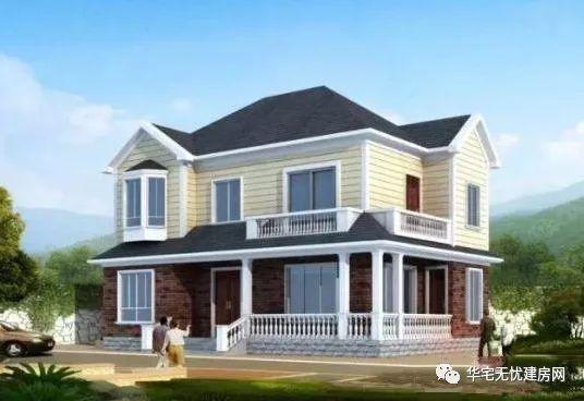 兩款進(jìn)深9米的鄉(xiāng)村自建房設(shè)計(jì)圖方案，外觀簡單大氣