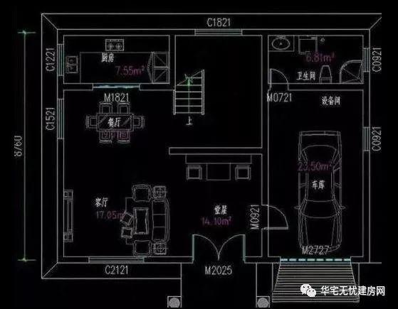 兩款進(jìn)深9米的鄉(xiāng)村自建房設(shè)計(jì)圖方案，外觀簡單大氣