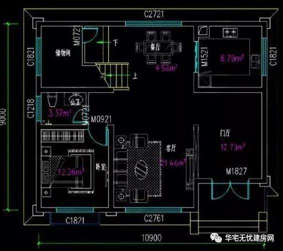 分享兩款占地面積不超過(guò)100平米的自建房，二層三層的都有，能滿(mǎn)足不同家庭的需要