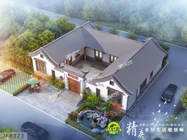 5款漂亮的一層別墅設(shè)計圖，18萬起建一棟，圖紙收藏好