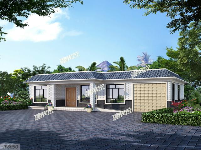 5款漂亮的一層別墅設(shè)計圖，18萬起建一棟，圖紙收藏好