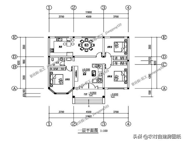 2024年7款最新一層農(nóng)村別墅設(shè)計(jì)圖，豪華范的，有實(shí)用派的，有你喜歡的嗎？