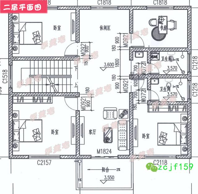 120平米簡約三層農(nóng)村三層自建別墅設(shè)計圖，羅馬柱裝飾，外觀精美，布局實用。