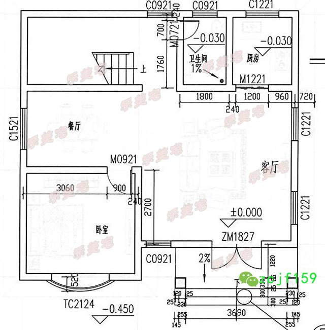 5套農村20萬左右三層住房別墅設計圖，外觀樸素淡雅，室內結構緊湊實用，采光透氣佳，帶大曬臺設計，觀景娛樂皆可。