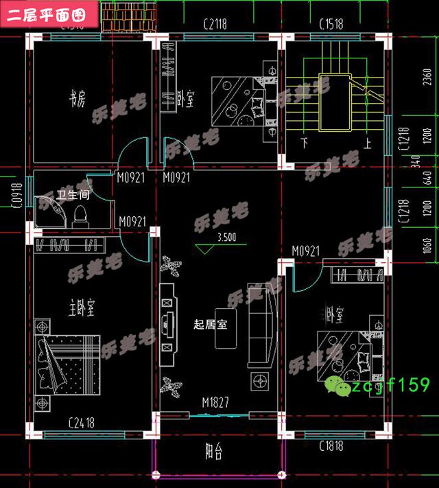 造價(jià)30w左右?guī)杜_(tái)農(nóng)村簡(jiǎn)約三層自建別墅設(shè)圖，外觀簡(jiǎn)潔大方，平面布局緊湊。