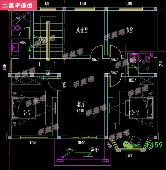 造價(jià)30w左右?guī)杜_(tái)農(nóng)村簡(jiǎn)約三層自建別墅設(shè)圖，外觀簡(jiǎn)潔大方，平面布局緊湊。