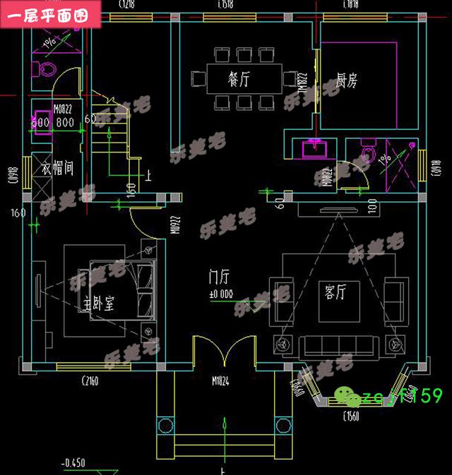 造價(jià)30w左右?guī)杜_(tái)農(nóng)村簡(jiǎn)約三層自建別墅設(shè)圖，外觀簡(jiǎn)潔大方，平面布局緊湊。
