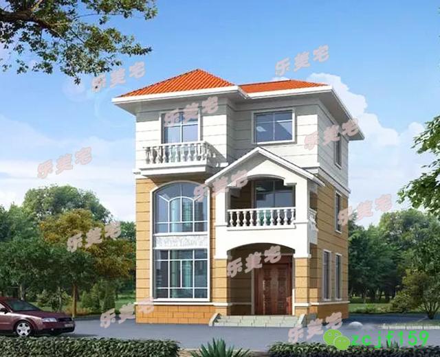 70到100平米農(nóng)村三層小戶型別墅設(shè)計(jì)圖，空間雖小，五臟照樣俱全。