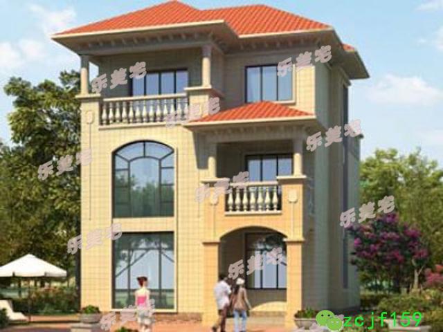 70到100平米農(nóng)村三層小戶型別墅設(shè)計(jì)圖，空間雖小，五臟照樣俱全。