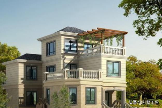 農(nóng)村三層復(fù)式自建房屋設(shè)計(jì)圖，主體造價(jià)在30萬(wàn)左右。