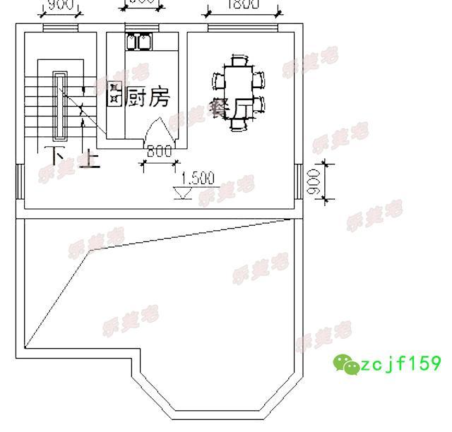 面寬8以內(nèi)農(nóng)村三層小別墅設(shè)計圖，外觀高端大氣，大露臺有最大化的觀景視覺效果。