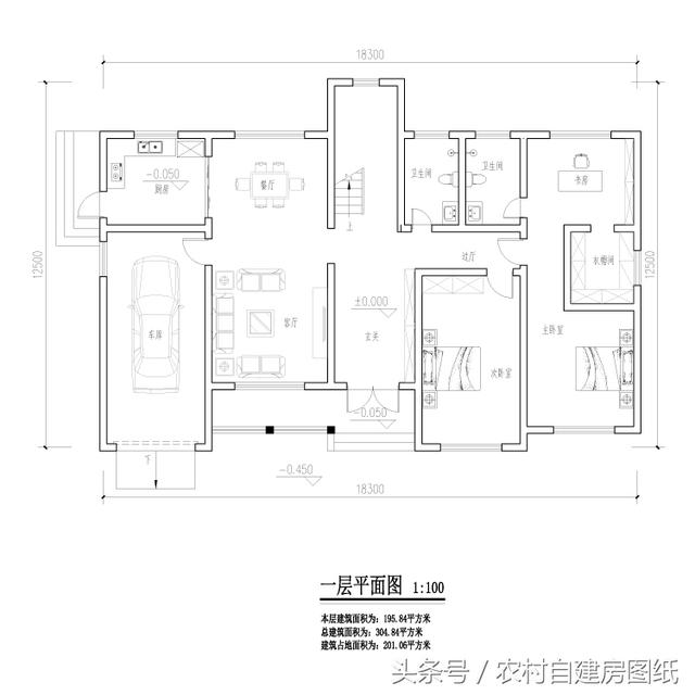 3款一層農(nóng)村別墅設(shè)計(jì)圖，不管哪一款都秒殺農(nóng)村的那些樓房。再配上庭院綠化，城里給套房子絕對(duì)不換。