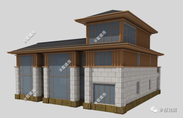 介紹一款非常豪華的農村自建別墅設計圖，領略下自建別墅的豪氣