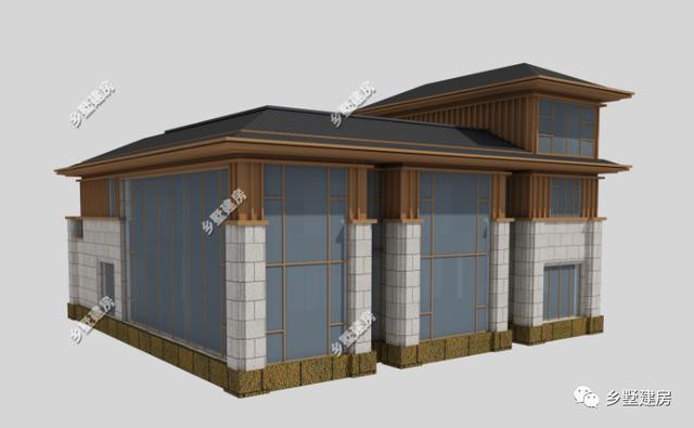 介紹一款非常豪華的農村自建別墅設計圖，領略下自建別墅的豪氣
