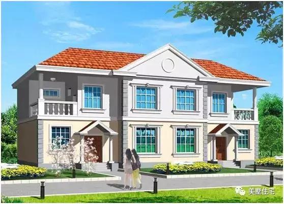 20套雙拼別墅合集，有兄弟的家庭可要多看看。