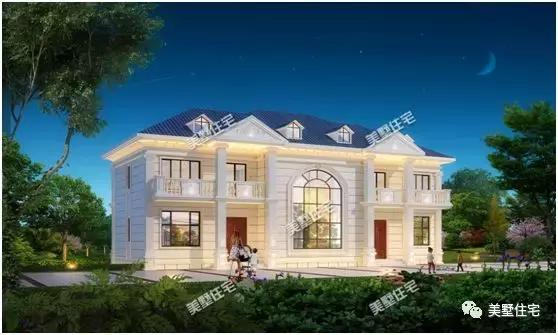 20套雙拼別墅合集，有兄弟的家庭可要多看看。