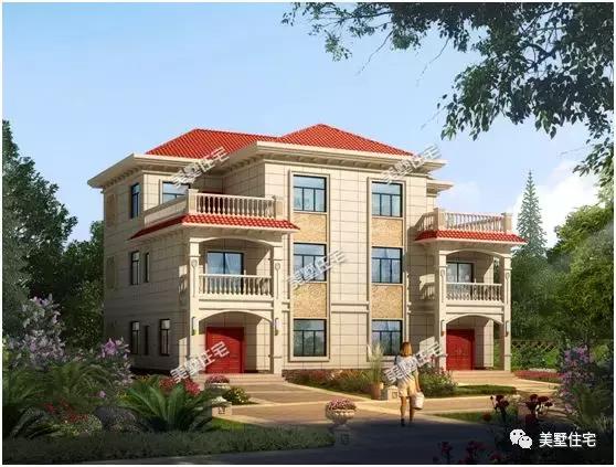 20套雙拼別墅合集，有兄弟的家庭可要多看看。