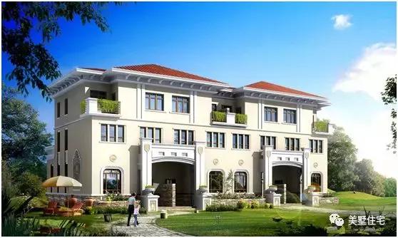 20套雙拼別墅合集，有兄弟的家庭可要多看看。