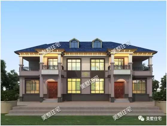 20套雙拼別墅合集，有兄弟的家庭可要多看看。