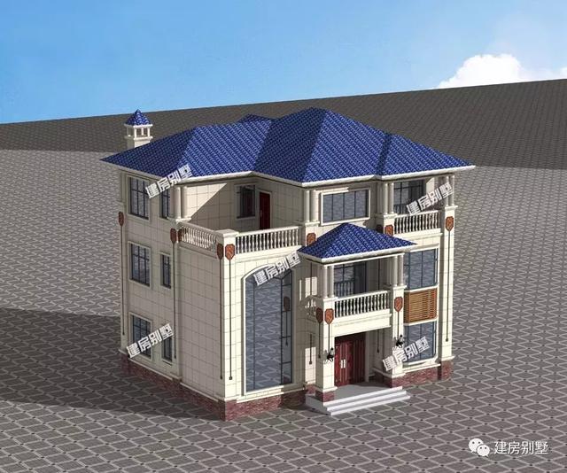 開間12米左右的三層自建房設(shè)計(jì)圖，戶型周正，能滿足基本生活需要